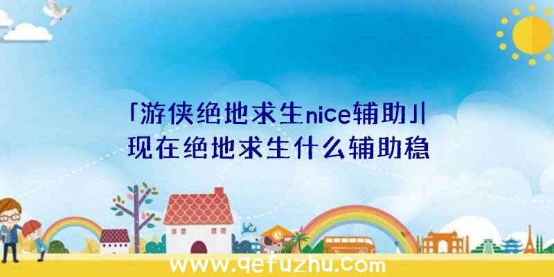 「游侠绝地求生nice辅助」|现在绝地求生什么辅助稳